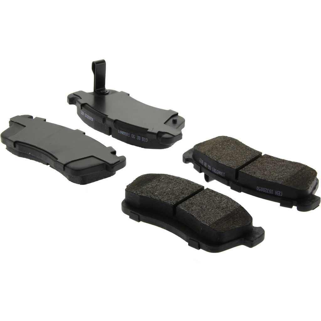 Centric 103.20050 - C-TEK Ceramic Disc Brake Pad, with Shims, 2-Wheel Set