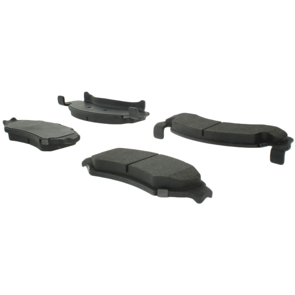 Posi Quiet Semi-Metallic Disc Brake Pad Set, with Hardware, 2-Wheel Set