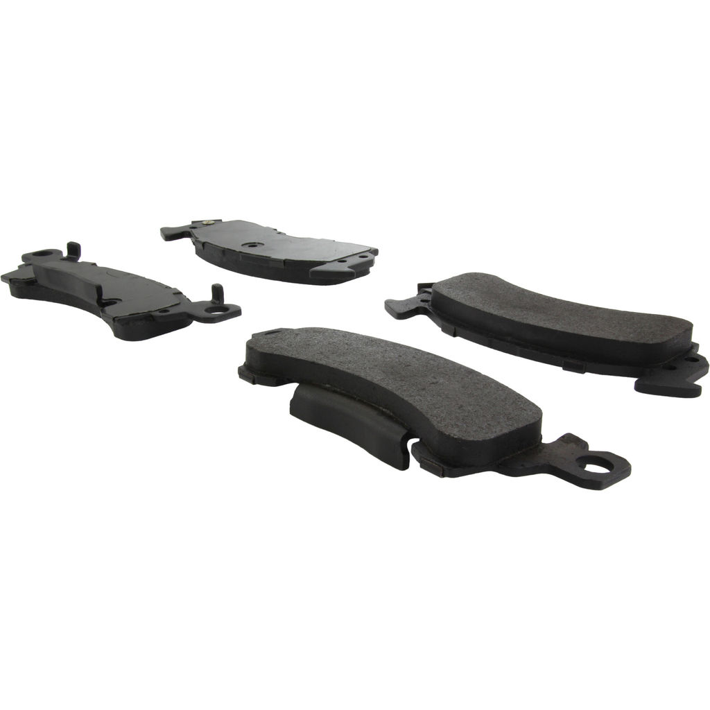 Posi Quiet Semi-Metallic Disc Brake Pad Set, with Hardware, 2-Wheel Set
