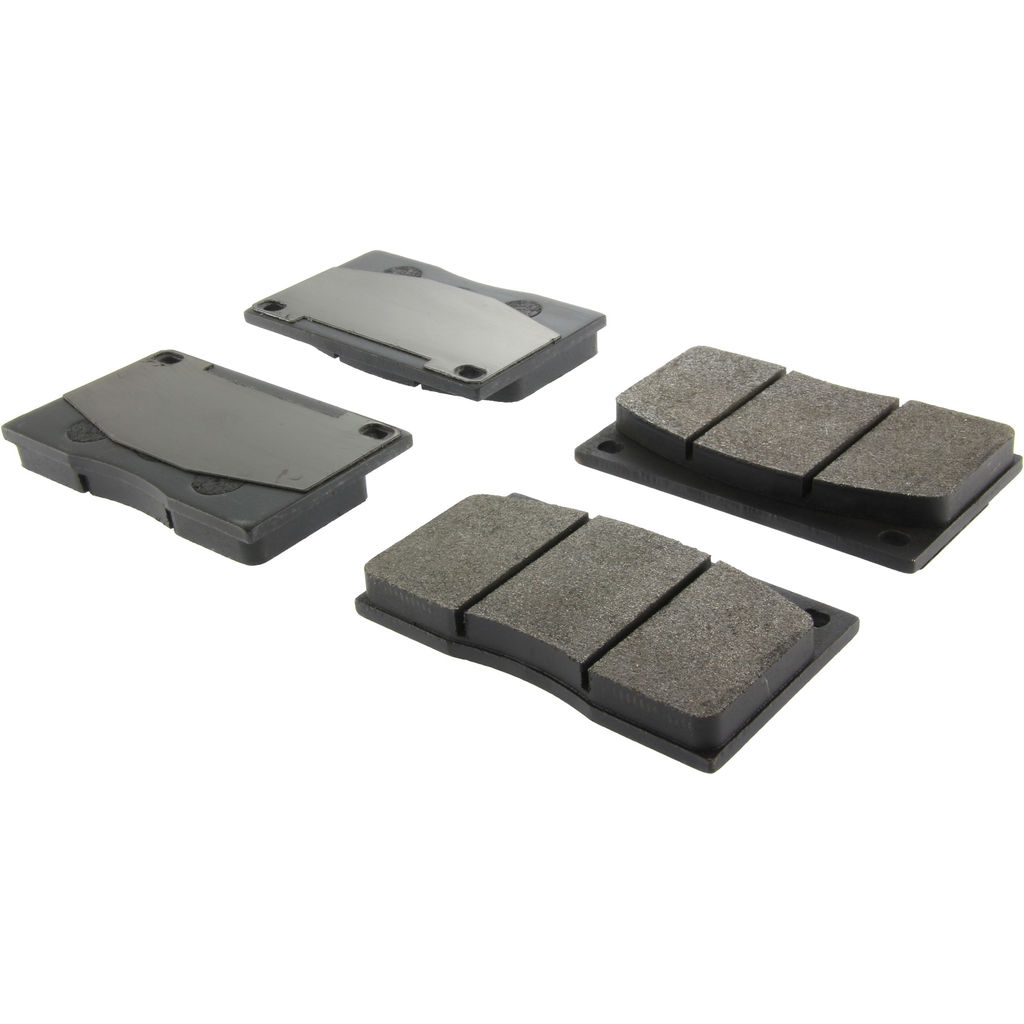 Posi Quiet Semi-Metallic Disc Brake Pad Set, with Hardware, 2-Wheel Set