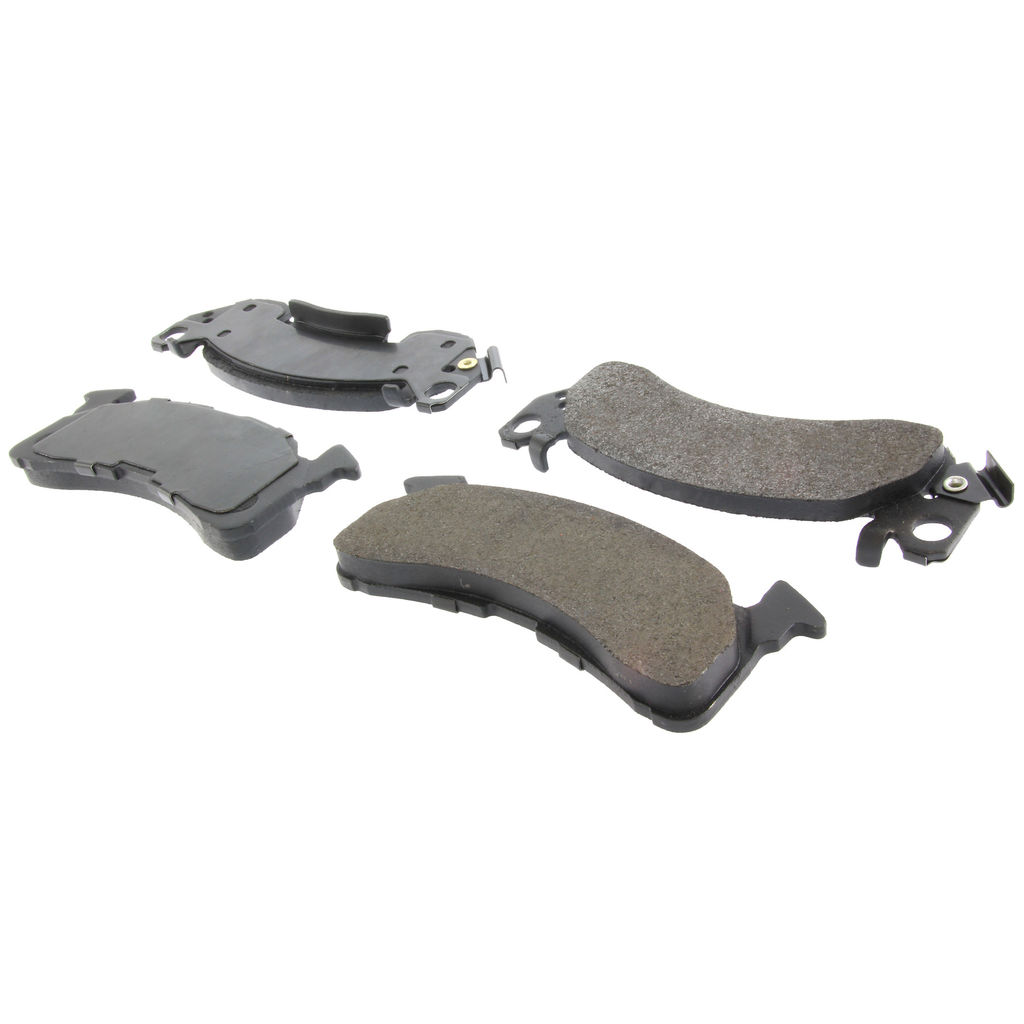 Posi Quiet Semi-Metallic Disc Brake Pad Set, with Hardware, 2-Wheel Set