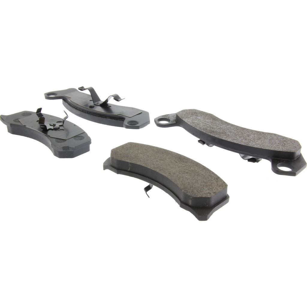 Posi Quiet Semi-Metallic Disc Brake Pad Set, with Hardware, 2-Wheel Set