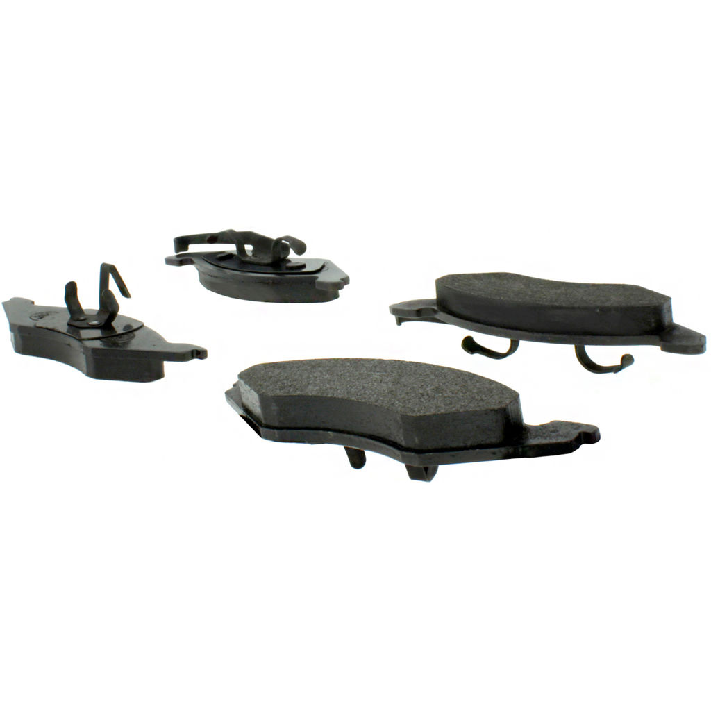 Posi Quiet Semi-Metallic Disc Brake Pad Set, with Hardware, 2-Wheel Set