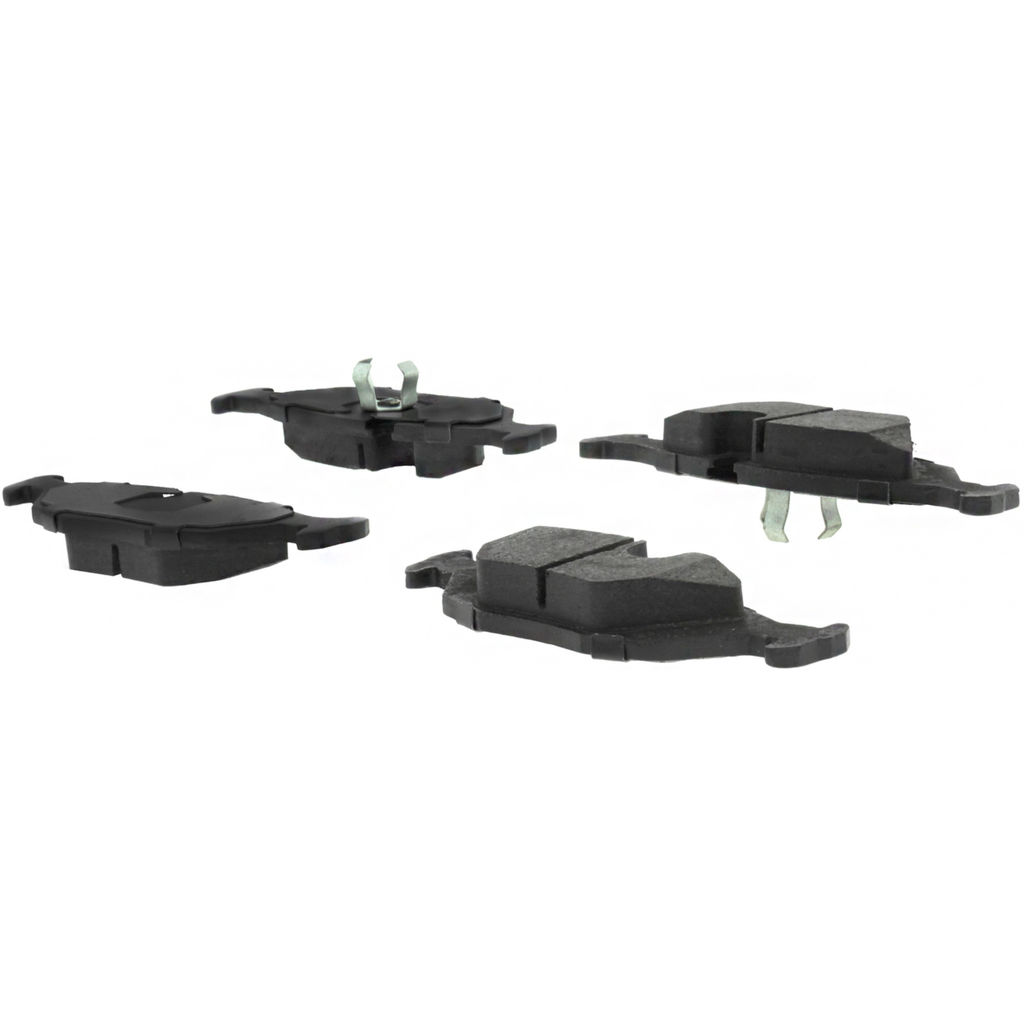 Posi Quiet Semi-Metallic Disc Brake Pad Set, with Hardware, 2-Wheel Set