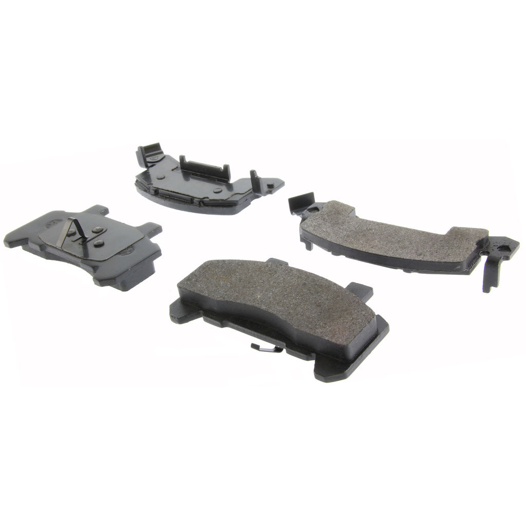 Posi Quiet Semi-Metallic Disc Brake Pad Set, 2-Wheel Set