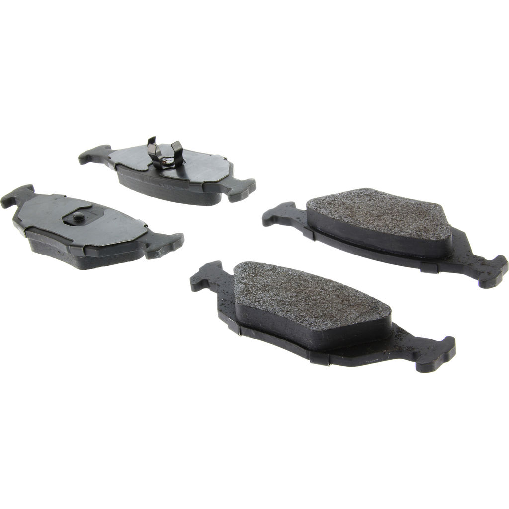 Posi Quiet Semi-Metallic Disc Brake Pad Set, with Hardware, 2-Wheel Set