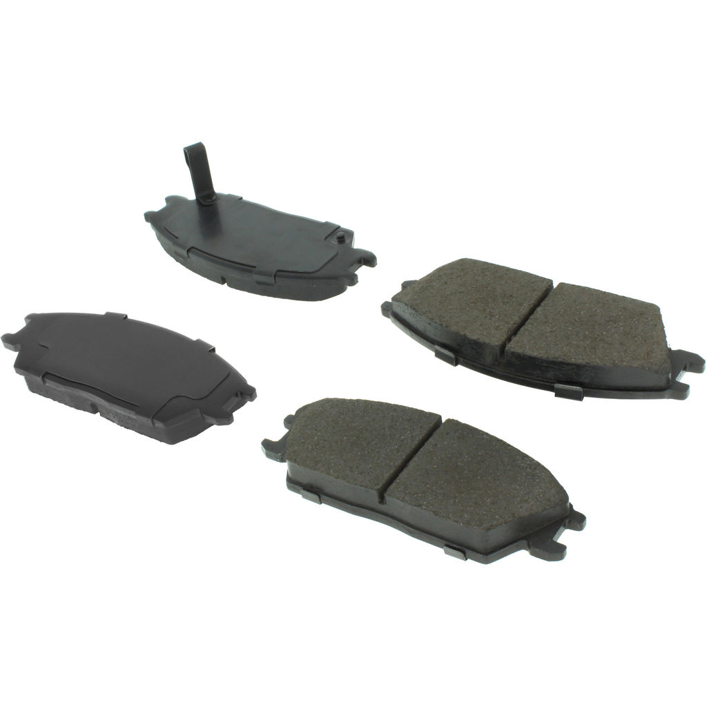 Posi Quiet Semi-Metallic Disc Brake Pad Set, with Hardware, 2-Wheel Set