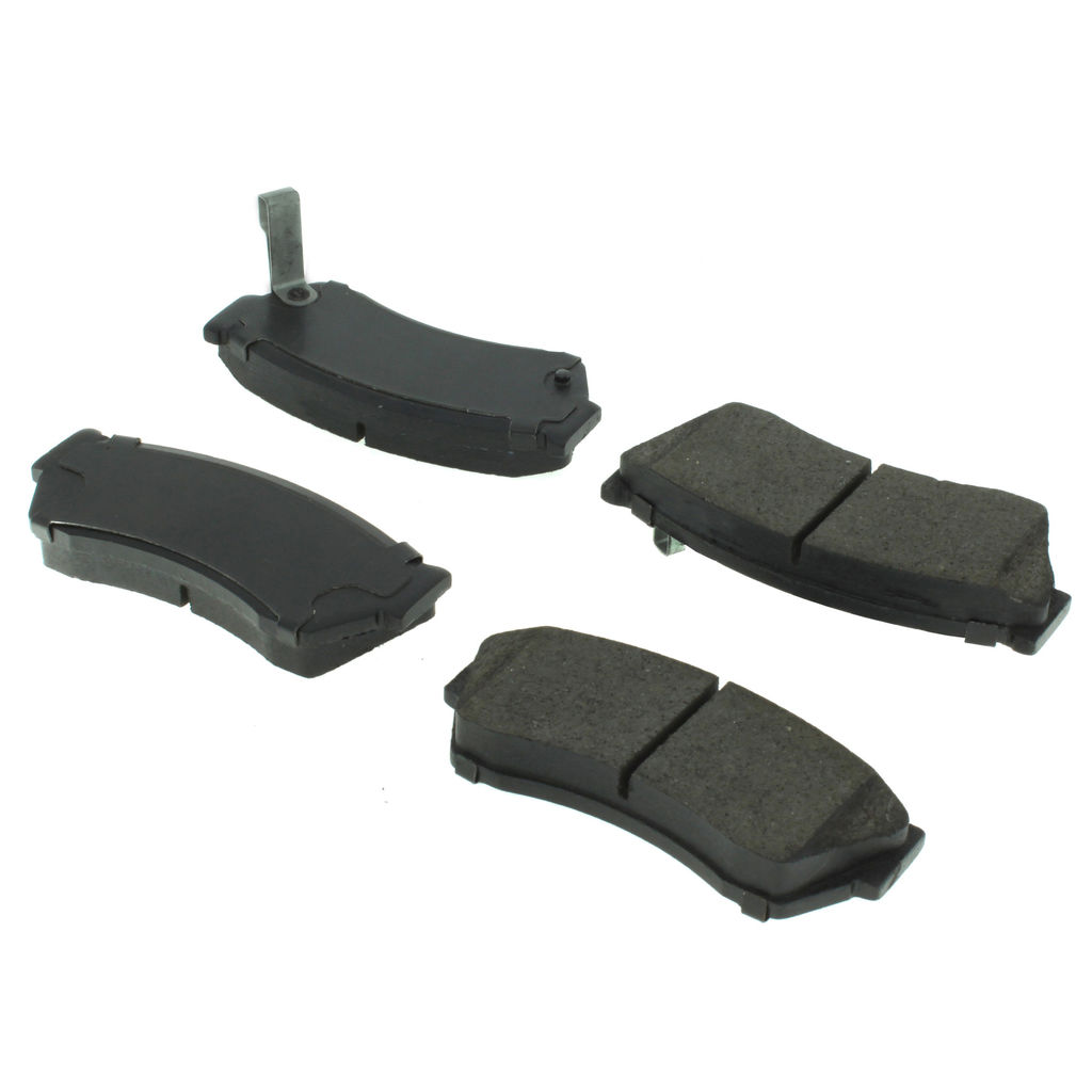Posi Quiet Semi-Metallic Disc Brake Pad Set, with Hardware, 2-Wheel Set