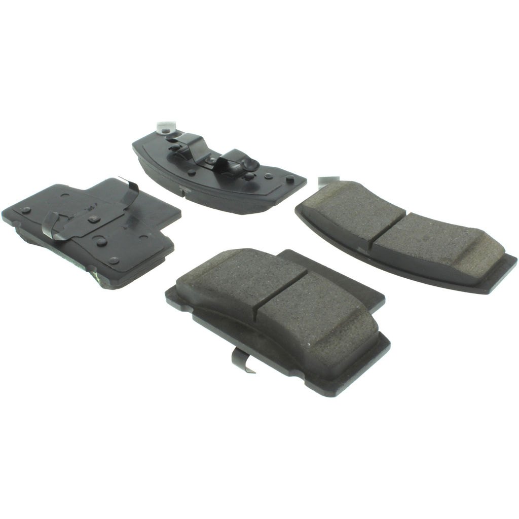 Posi Quiet Semi-Metallic Disc Brake Pad Set, with Hardware, 2-Wheel Set