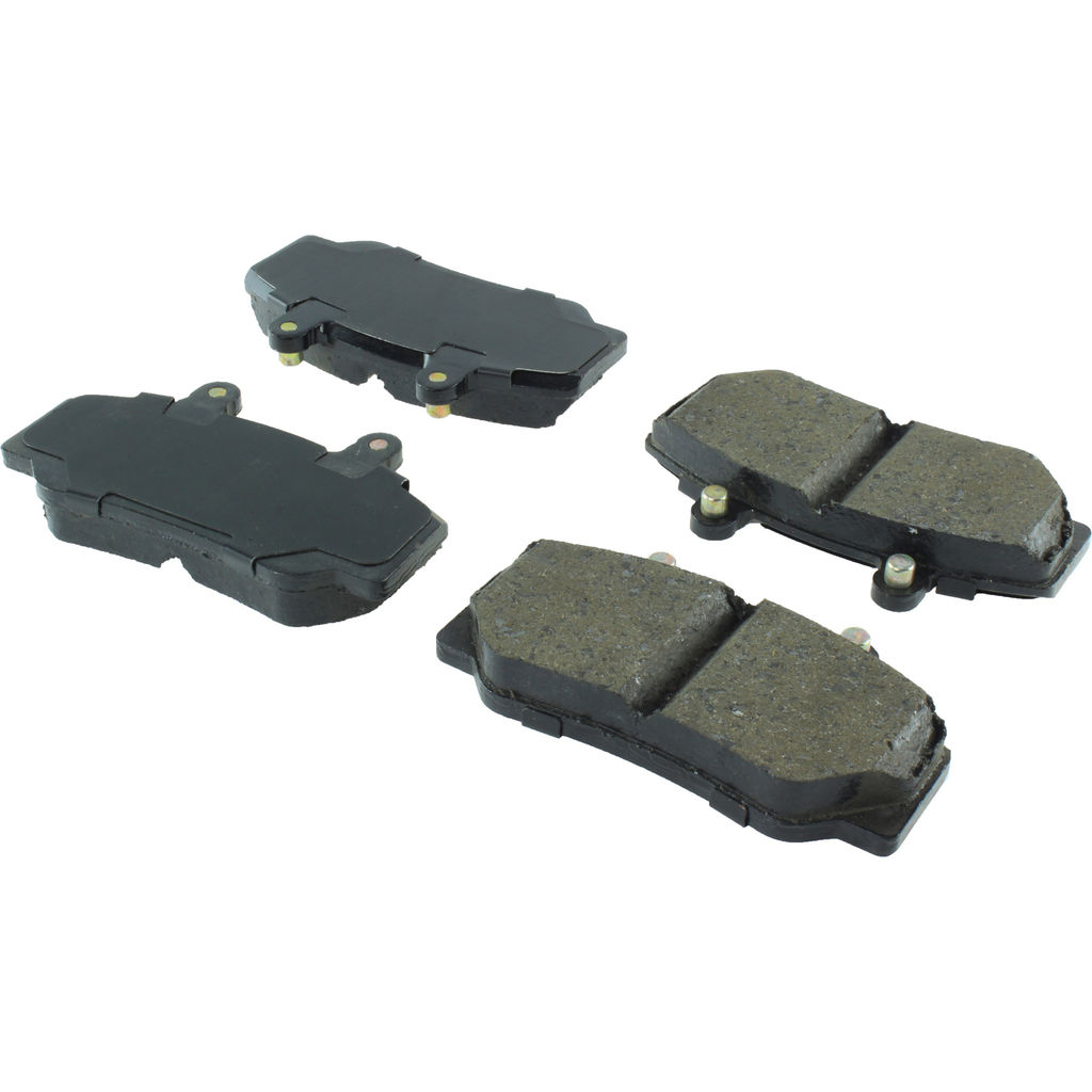 Posi Quiet Semi-Metallic Disc Brake Pad Set, with Hardware, 2-Wheel Set