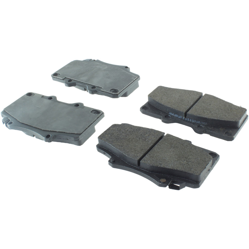 Posi Quiet Semi-Metallic Disc Brake Pad Set, with Hardware, 2-Wheel Set