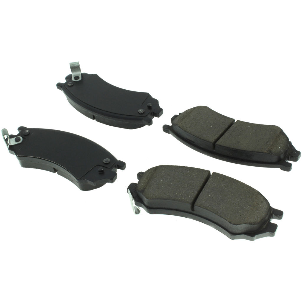 Posi Quiet Semi-Metallic Disc Brake Pad Set, with Hardware, 2-Wheel Set