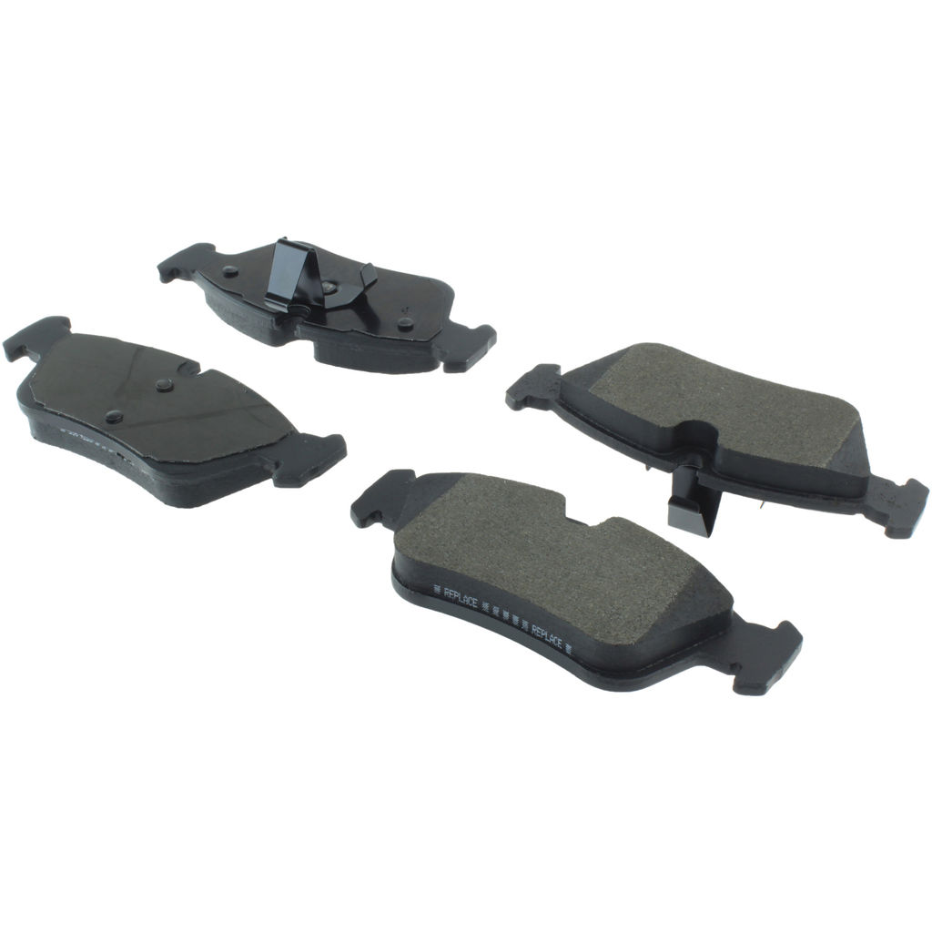 Posi Quiet Semi-Metallic Disc Brake Pad Set, with Hardware, 2-Wheel Set