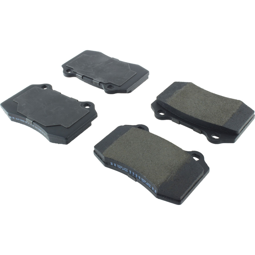 Posi Quiet Semi-Metallic Disc Brake Pad Set, 2-Wheel Set