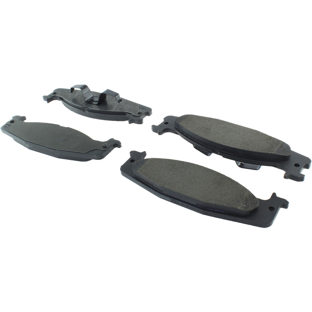 Posi Quiet Semi-Metallic Disc Brake Pad Set, with Hardware, 2-Wheel Set