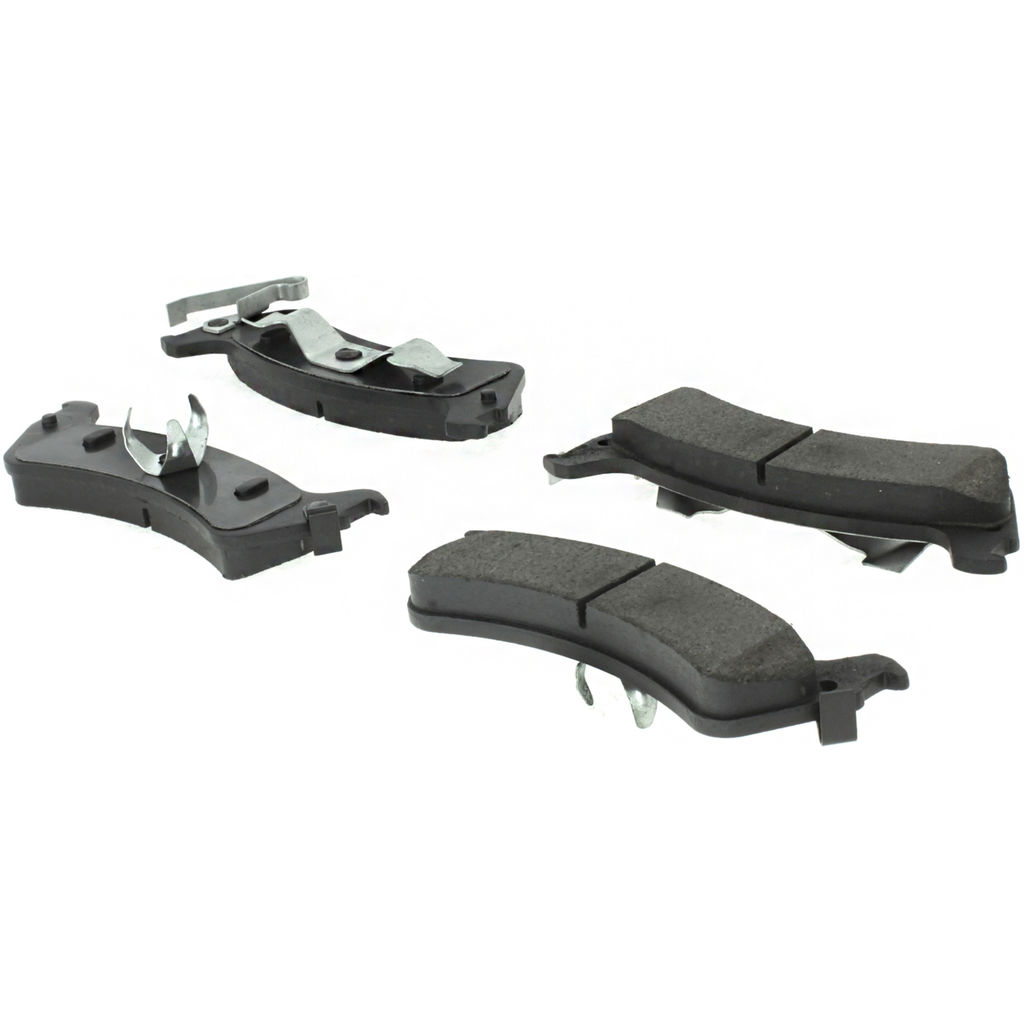 Posi Quiet Semi-Metallic Disc Brake Pad Set, with Hardware, 2-Wheel Set