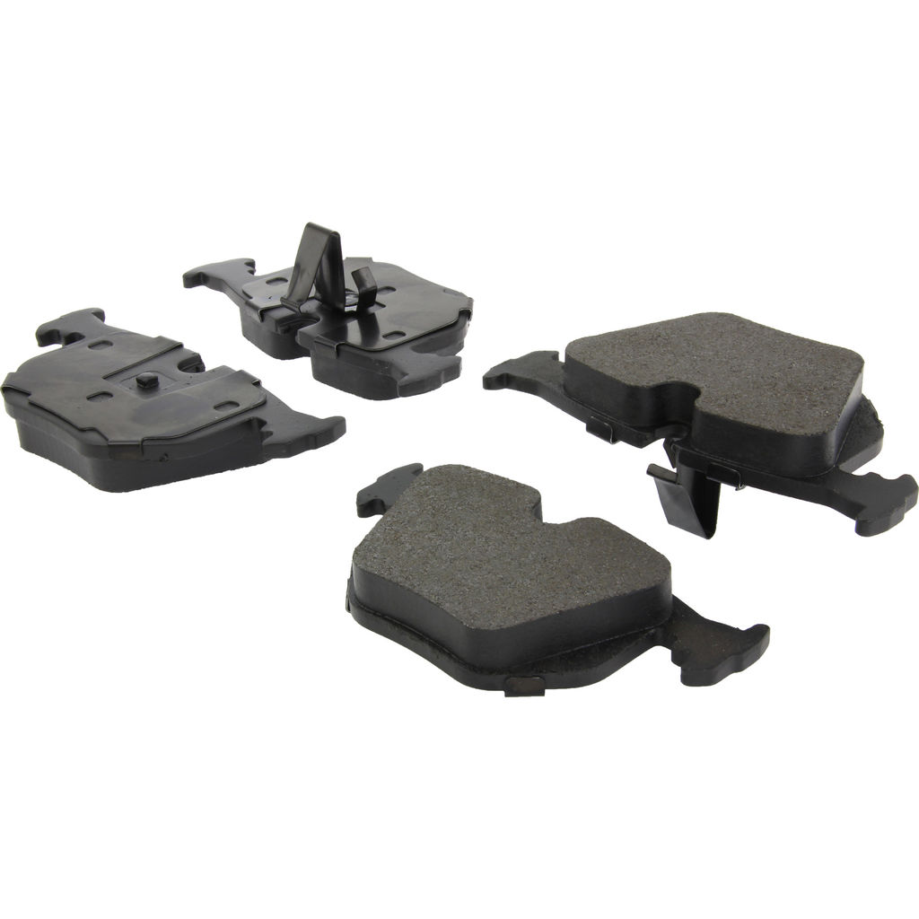 Posi Quiet Semi-Metallic Disc Brake Pad Set, with Hardware, 2-Wheel Set