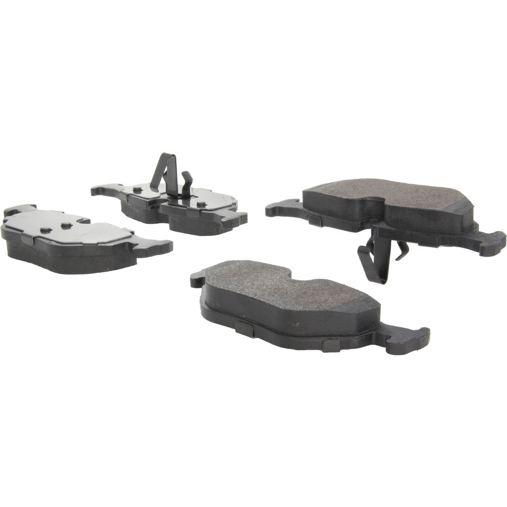 Posi Quiet Semi-Metallic Disc Brake Pad Set, with Hardware, 2-Wheel Set