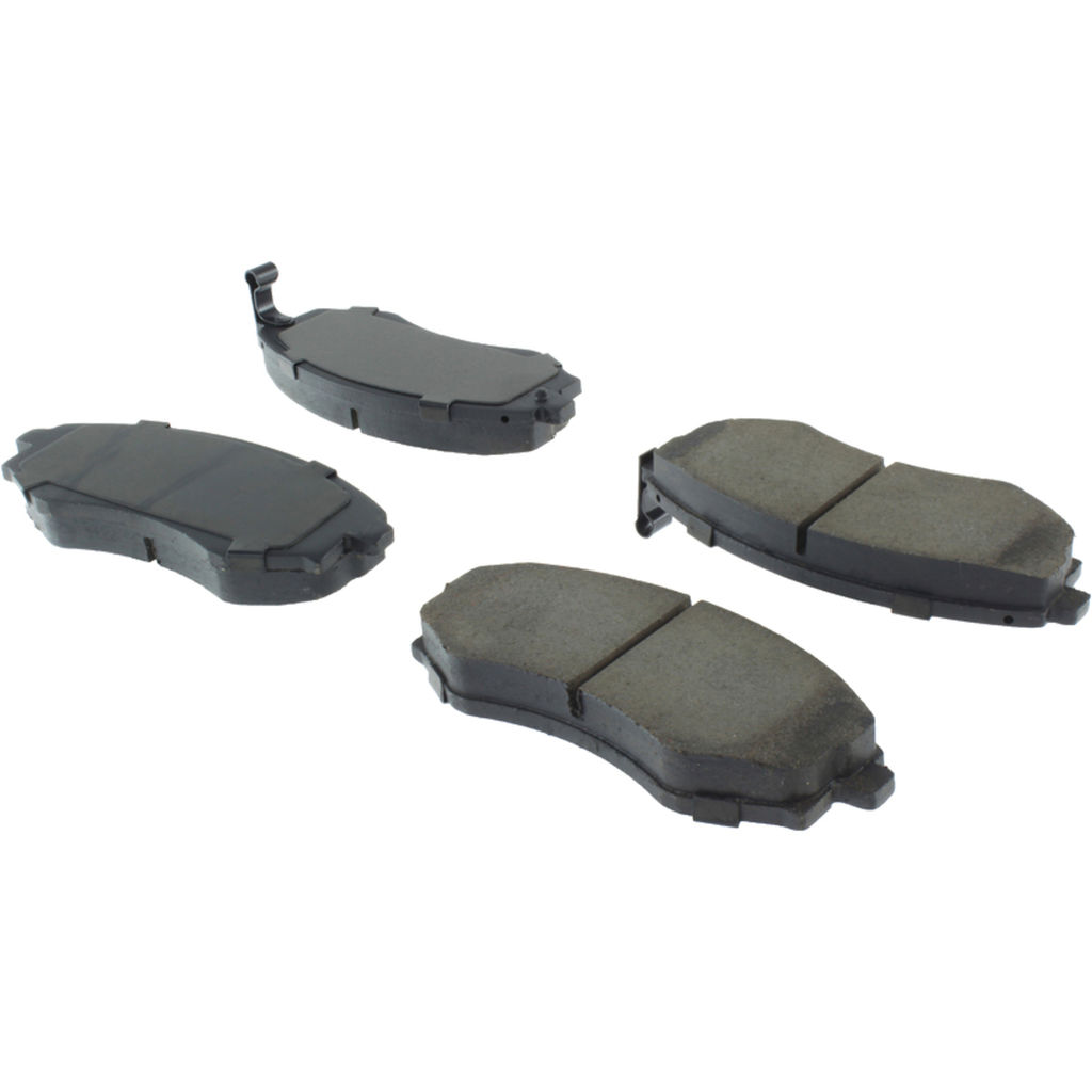 Posi Quiet Semi-Metallic Disc Brake Pad Set, with Hardware, 2-Wheel Set