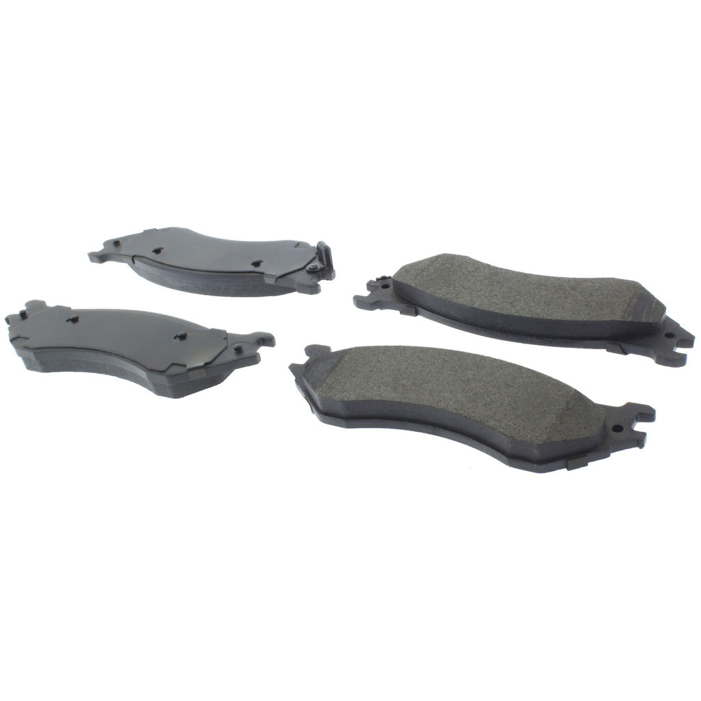 Posi Quiet Semi-Metallic Disc Brake Pad Set, with Hardware, 2-Wheel Set