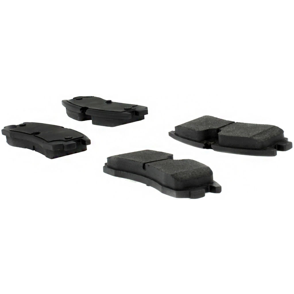Posi Quiet Semi-Metallic Disc Brake Pad Set, with Hardware, 2-Wheel Set