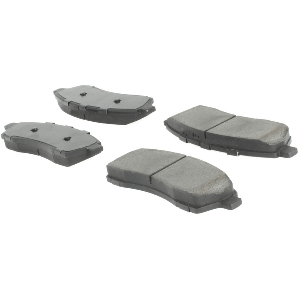 Posi Quiet Semi-Metallic Disc Brake Pad Set, with Hardware, 2-Wheel Set