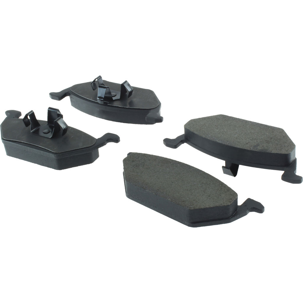 Posi Quiet Semi-Metallic Disc Brake Pad Set, with Hardware, 2-Wheel Set