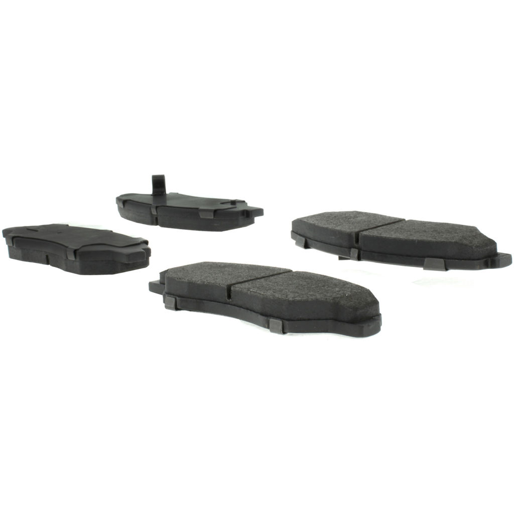 Posi Quiet Semi-Metallic Disc Brake Pad Set, with Hardware, 2-Wheel Set