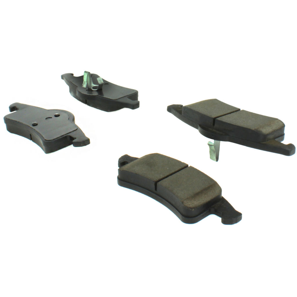 Posi Quiet Semi-Metallic Disc Brake Pad Set, with Hardware, 2-Wheel Set