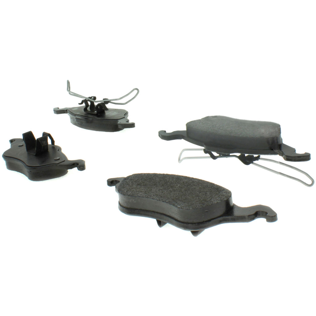 Posi Quiet Semi-Metallic Disc Brake Pad Set, with Hardware, 2-Wheel Set