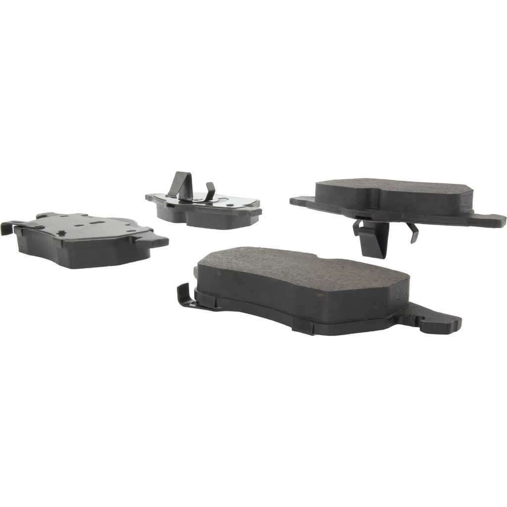 Posi Quiet Semi-Metallic Disc Brake Pad Set, with Hardware, 2-Wheel Set
