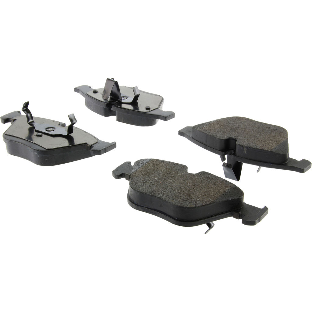 Posi Quiet Semi-Metallic Disc Brake Pad Set, with Hardware, 2-Wheel Set