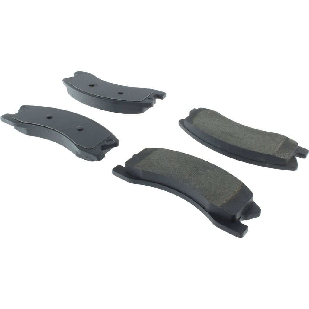 Posi Quiet Semi-Metallic Disc Brake Pad Set, with Hardware, 2-Wheel Set