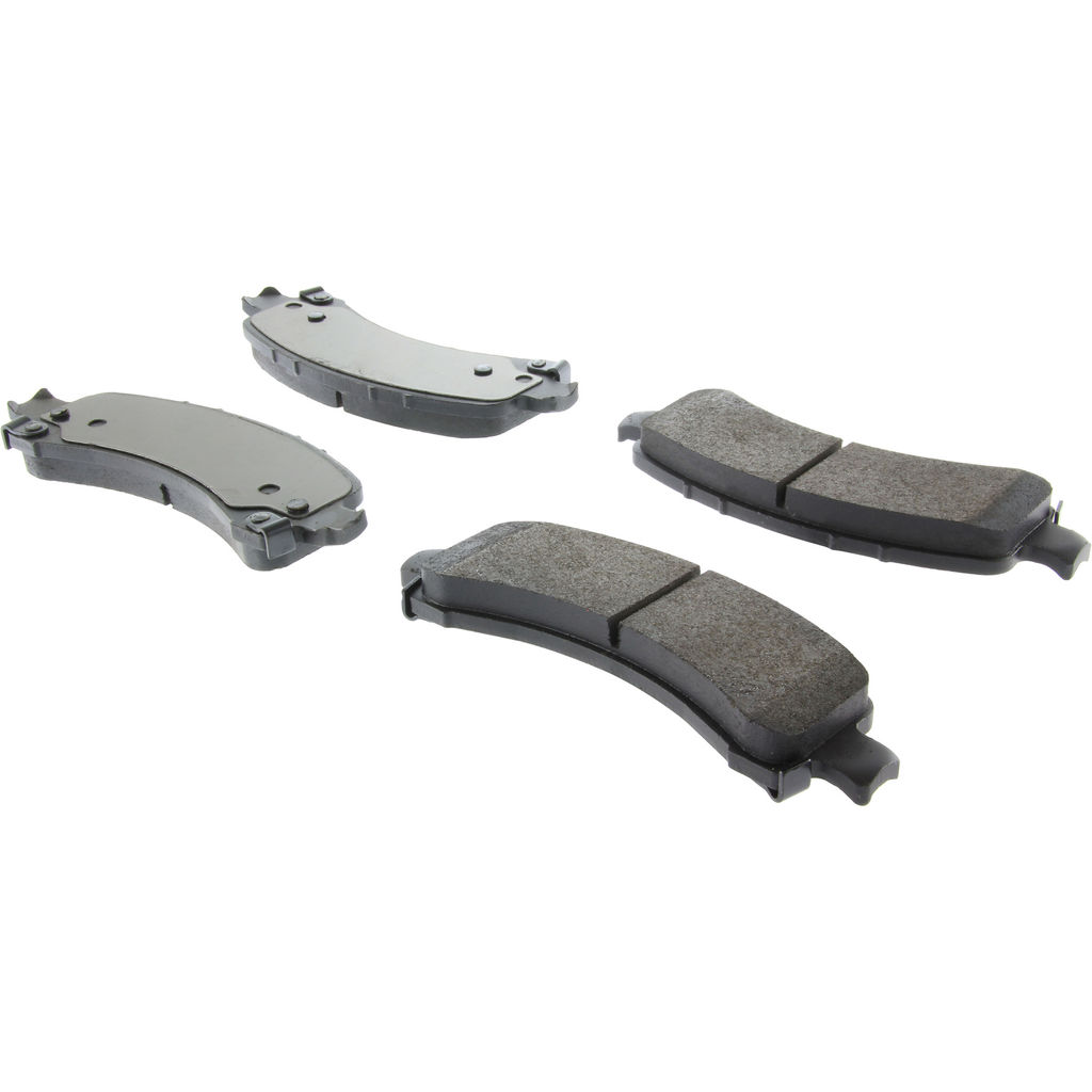 Posi Quiet Semi-Metallic Disc Brake Pad Set, with Hardware, 2-Wheel Set