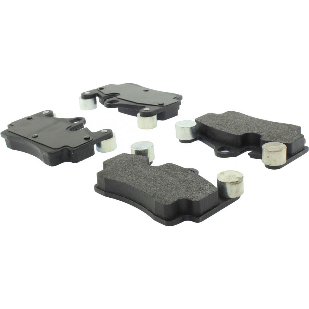 Posi Quiet Semi-Metallic Disc Brake Pad Set, with Hardware, 2-Wheel Set
