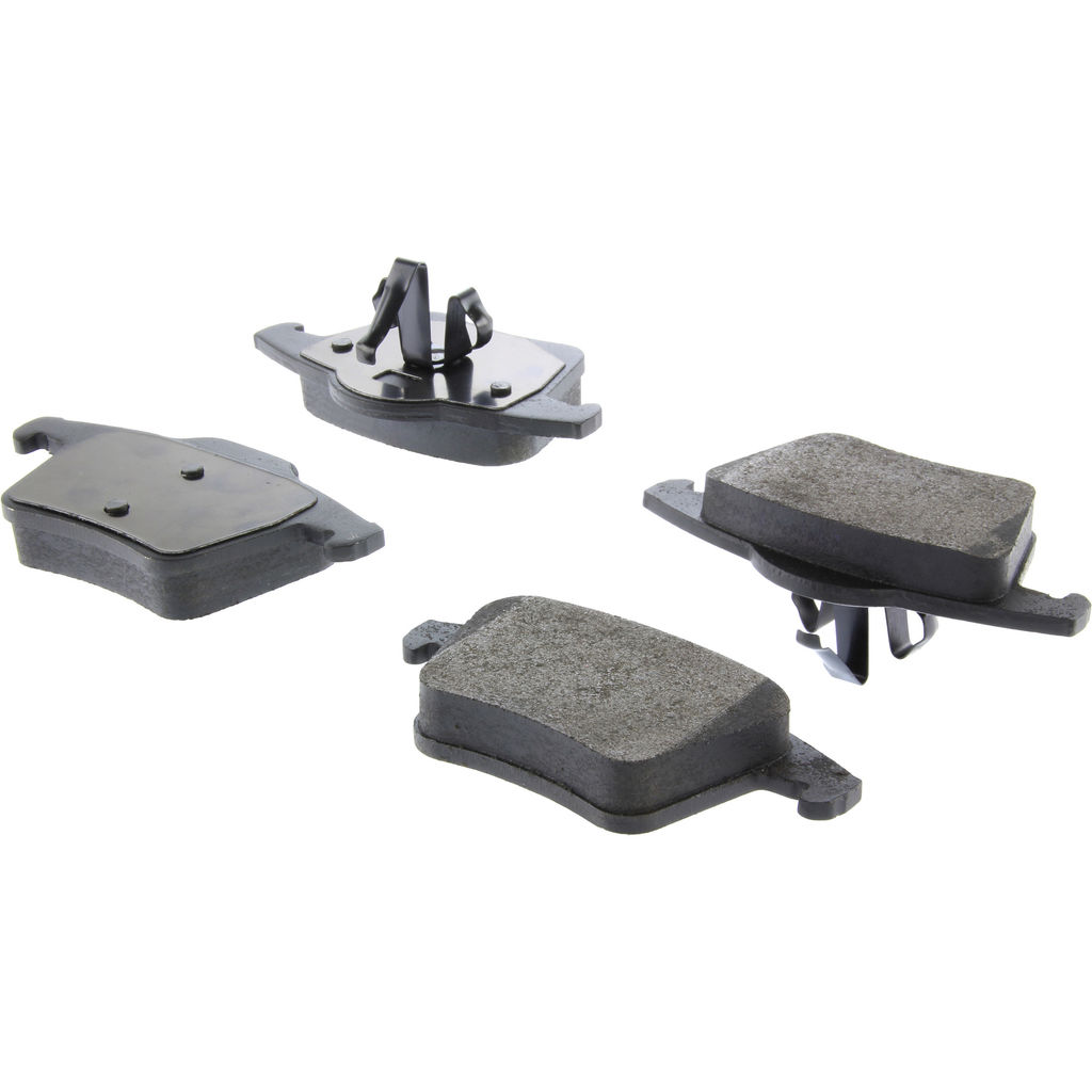 Posi Quiet Semi-Metallic Disc Brake Pad Set, with Hardware, 2-Wheel Set