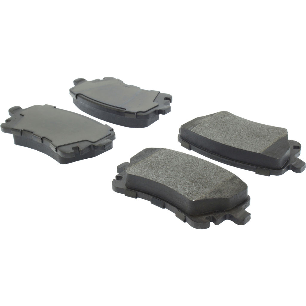 Posi Quiet Semi-Metallic Disc Brake Pad Set, with Hardware, 2-Wheel Set