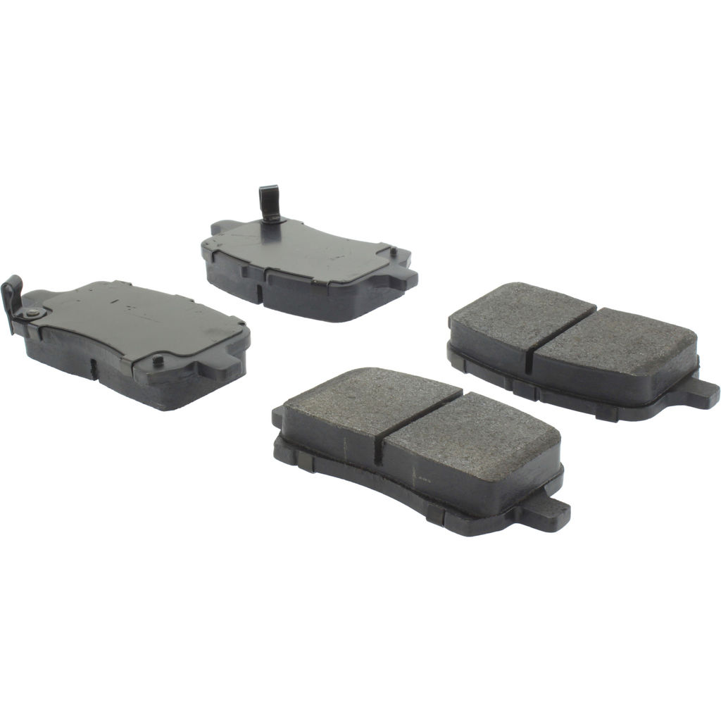 Posi Quiet Semi-Metallic Disc Brake Pad Set, with Hardware, 2-Wheel Set