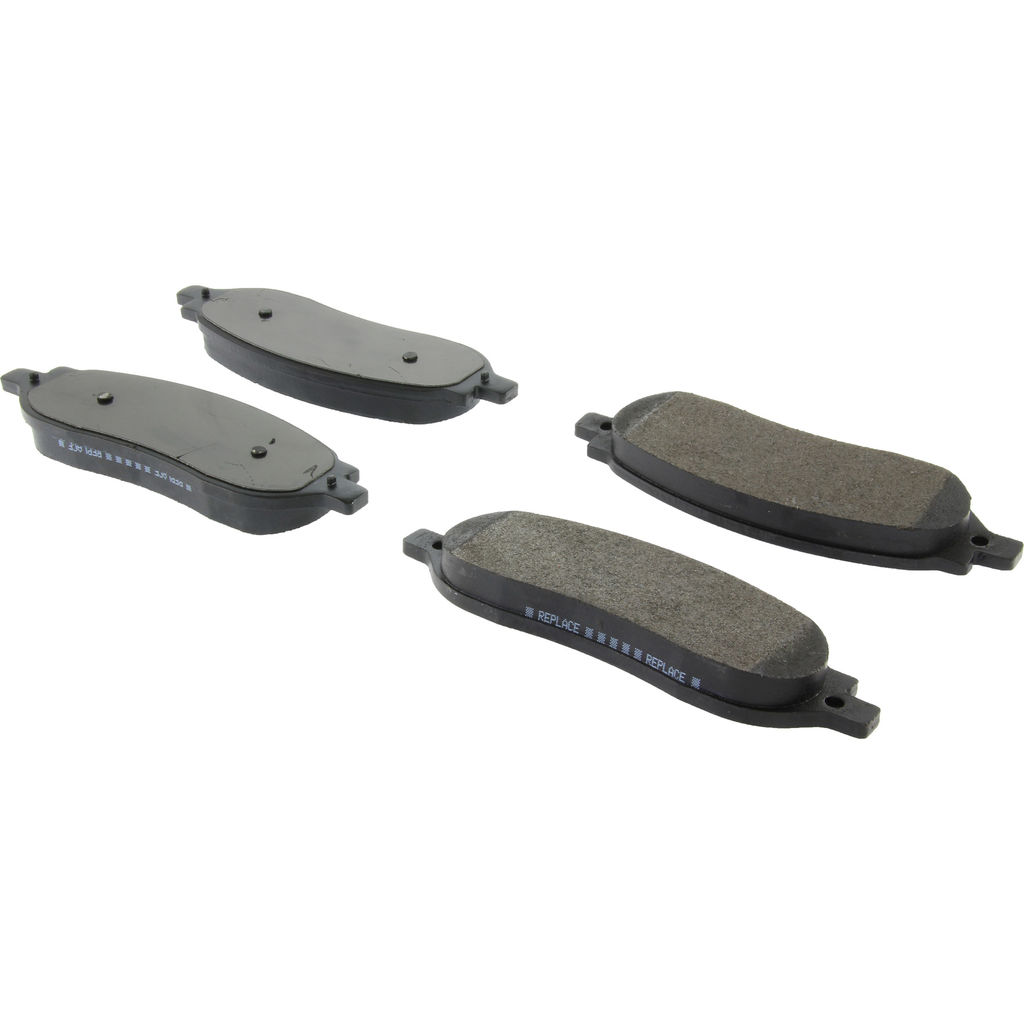 Posi Quiet Semi-Metallic Disc Brake Pad Set, with Hardware, 2-Wheel Set