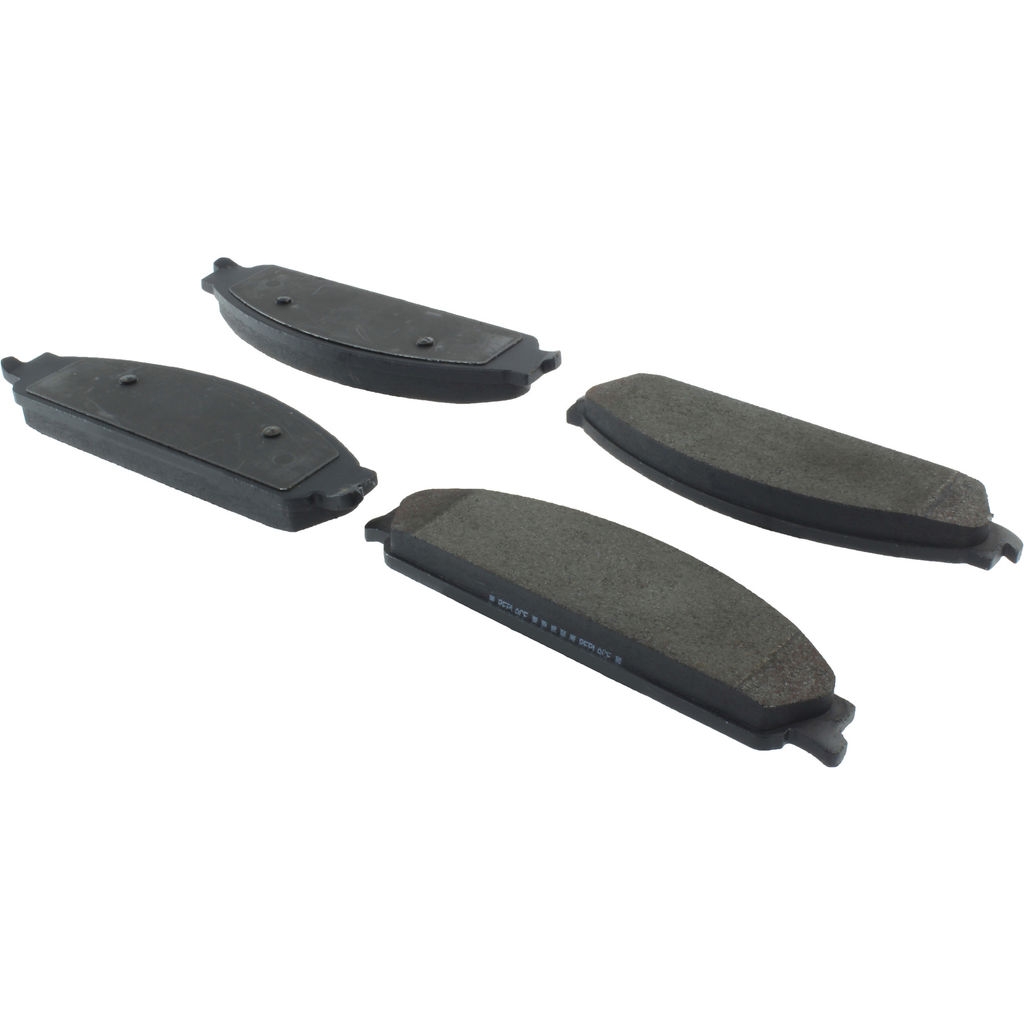 Posi Quiet Semi-Metallic Disc Brake Pad Set, with Hardware, 2-Wheel Set