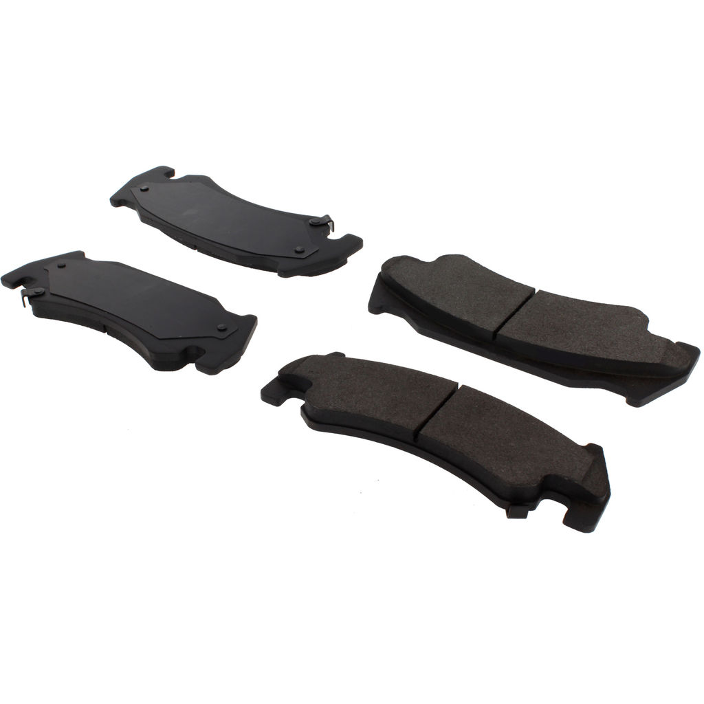Posi Quiet Semi-Metallic Disc Brake Pad Set, with Hardware, 2-Wheel Set