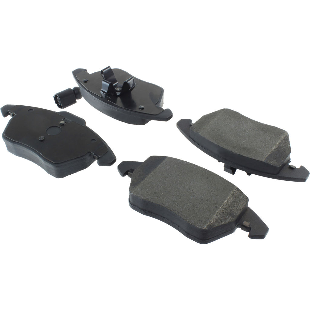 Posi Quiet Semi-Metallic Disc Brake Pad Set, with Hardware, 2-Wheel Set