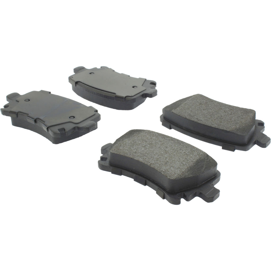 Posi Quiet Semi-Metallic Disc Brake Pad Set, with Hardware, 2-Wheel Set