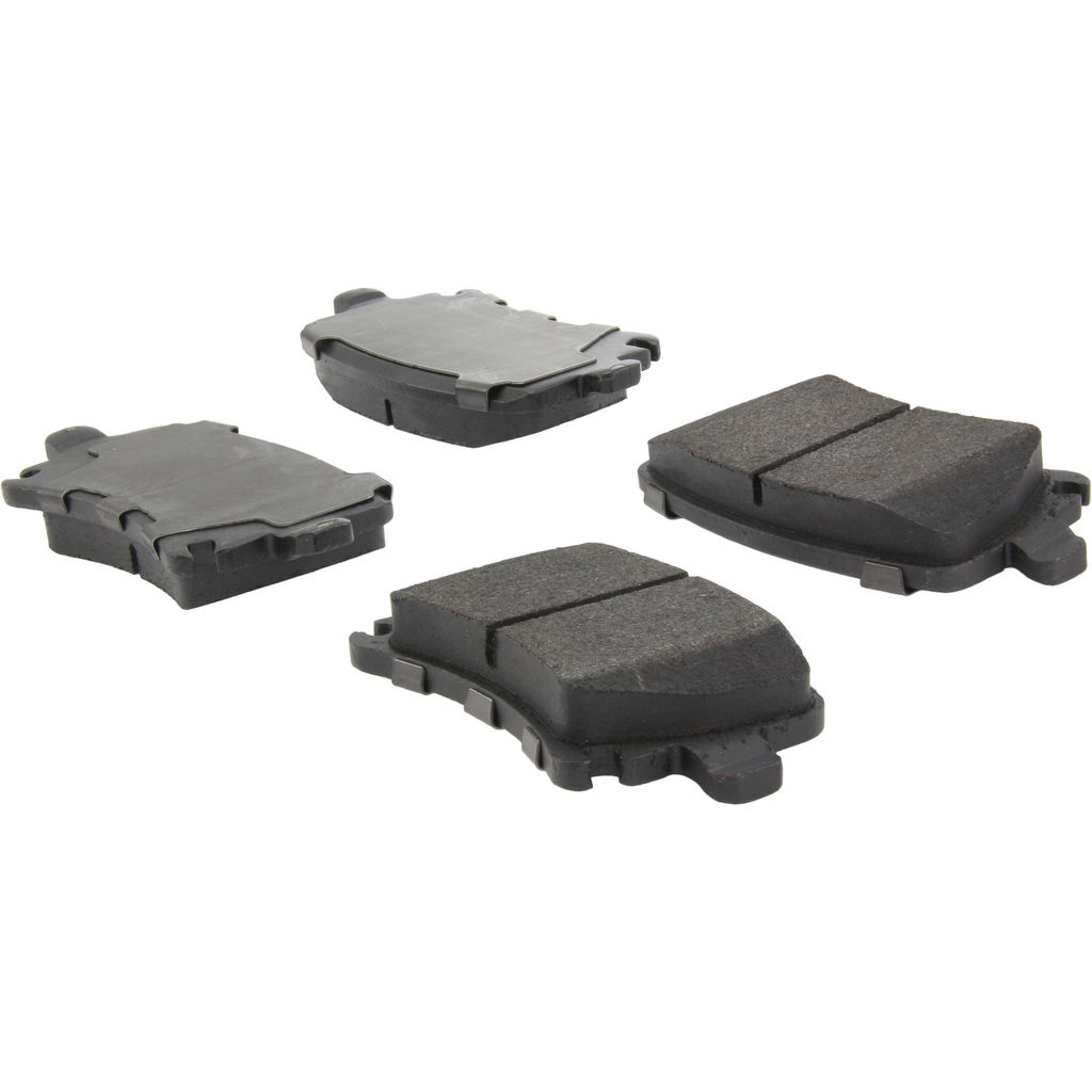 Posi Quiet Semi-Metallic Disc Brake Pad Set, with Hardware, 2-Wheel Set