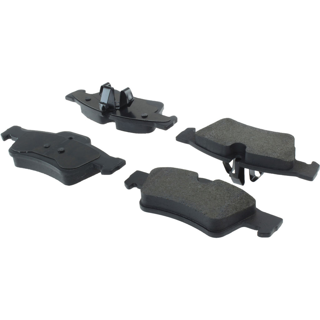 Posi Quiet Semi-Metallic Disc Brake Pad Set, with Hardware, 2-Wheel Set
