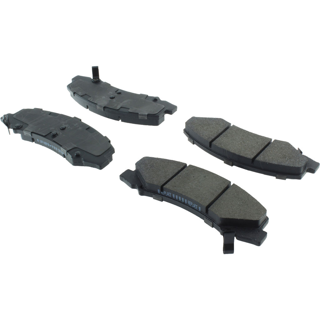 Posi Quiet Semi-Metallic Disc Brake Pad Set, with Hardware, 2-Wheel Set