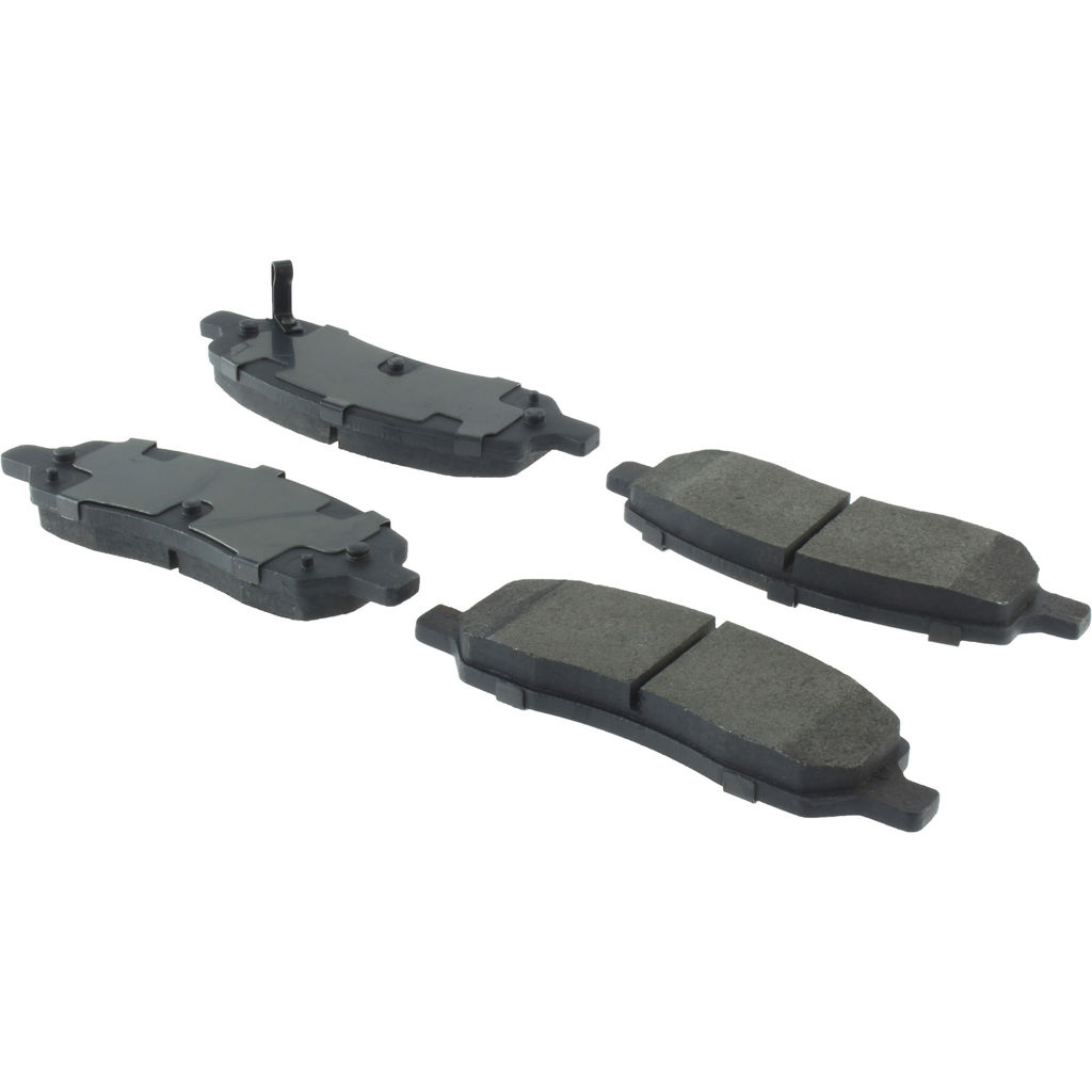 Posi Quiet Semi-Metallic Disc Brake Pad Set, with Hardware, 2-Wheel Set