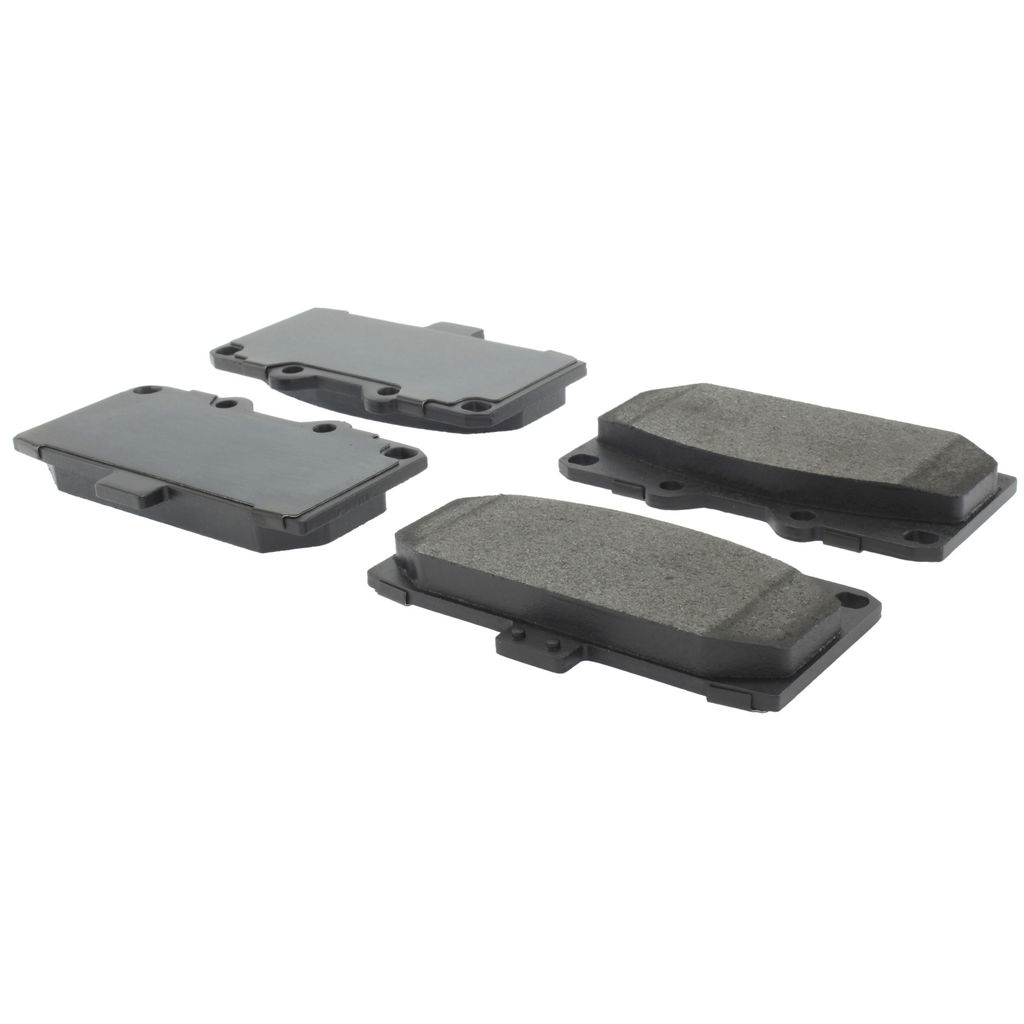 Posi Quiet Semi-Metallic Disc Brake Pad Set, with Hardware, 2-Wheel Set