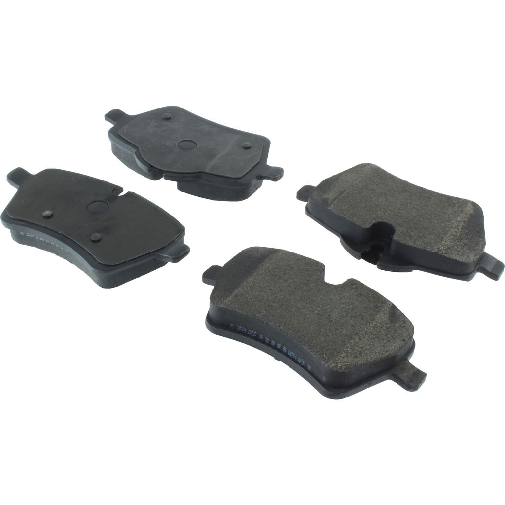 Posi Quiet Semi-Metallic Disc Brake Pad Set, with Hardware, 2-Wheel Set