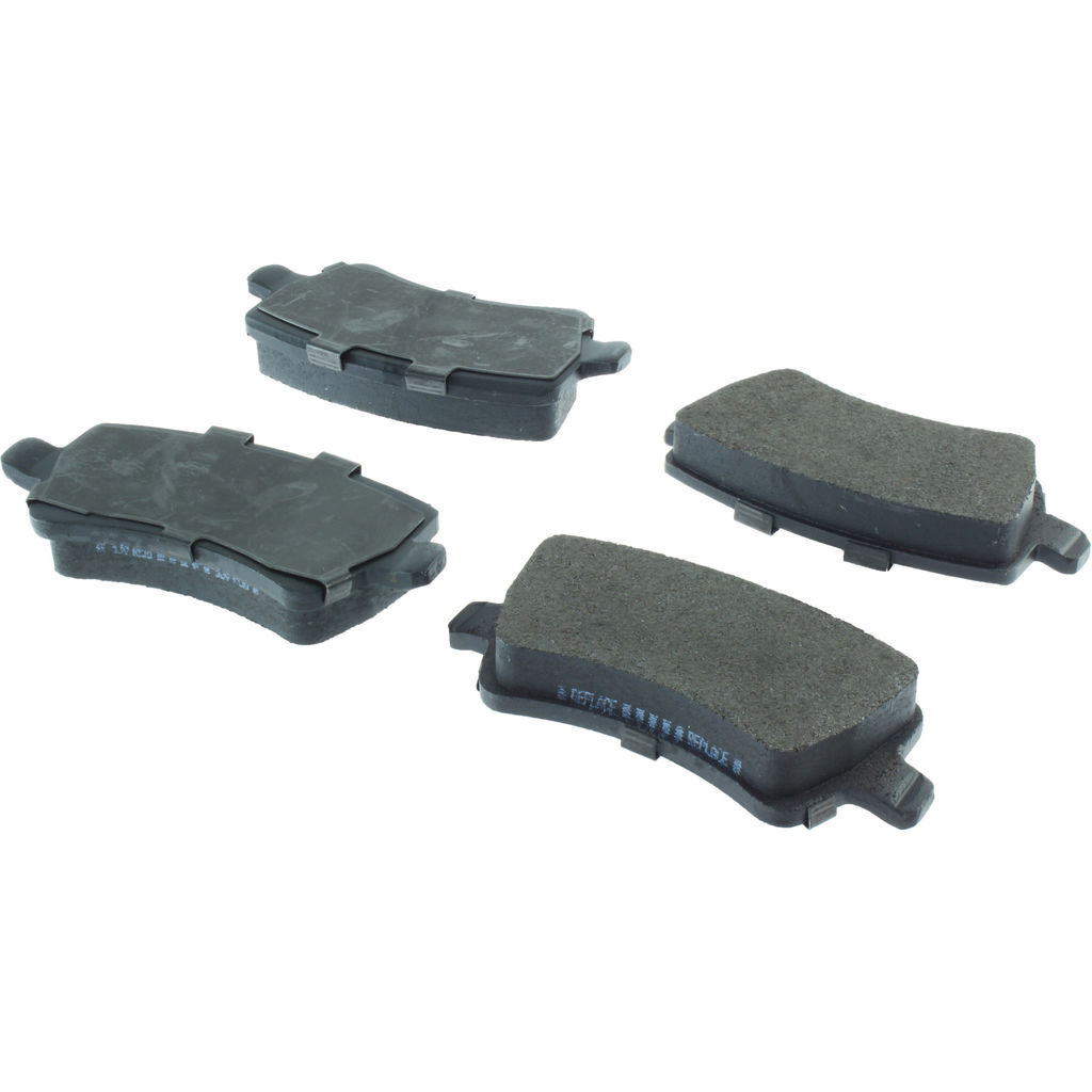 Posi Quiet Semi-Metallic Disc Brake Pad Set, with Hardware, 2-Wheel Set